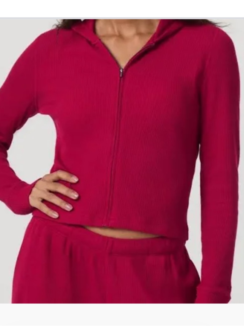 Vuori Red zip up